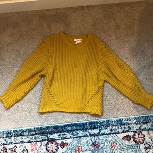 Yellow sweater